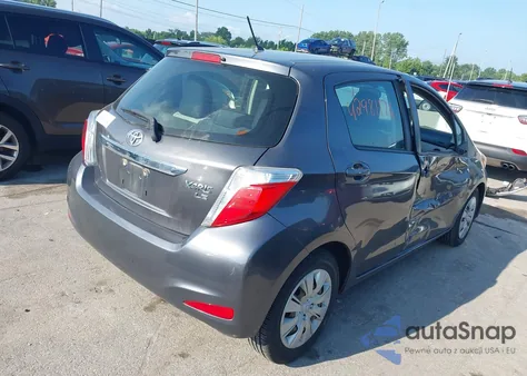 2013 Toyota Yaris Le from USA, damaged, VIN JTDKTUD37DD554758